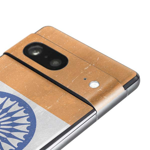 India Flag Distressed Pixel Skins